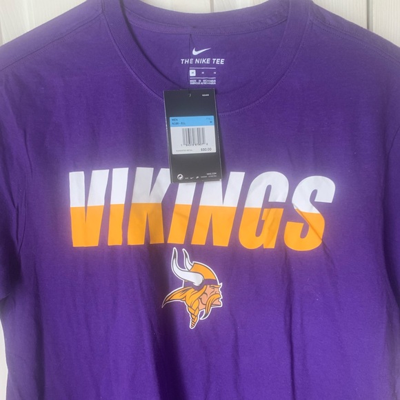 Minnesota Vikings NFL Nike Short Sleeve T-Shirt Brand New - Picture 3 of 5